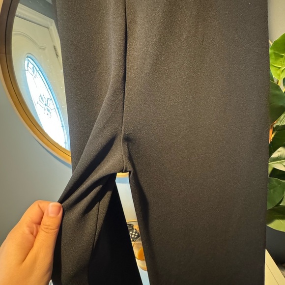 Elegant Black Strapless Jumpsuit - Picture 5 of 7